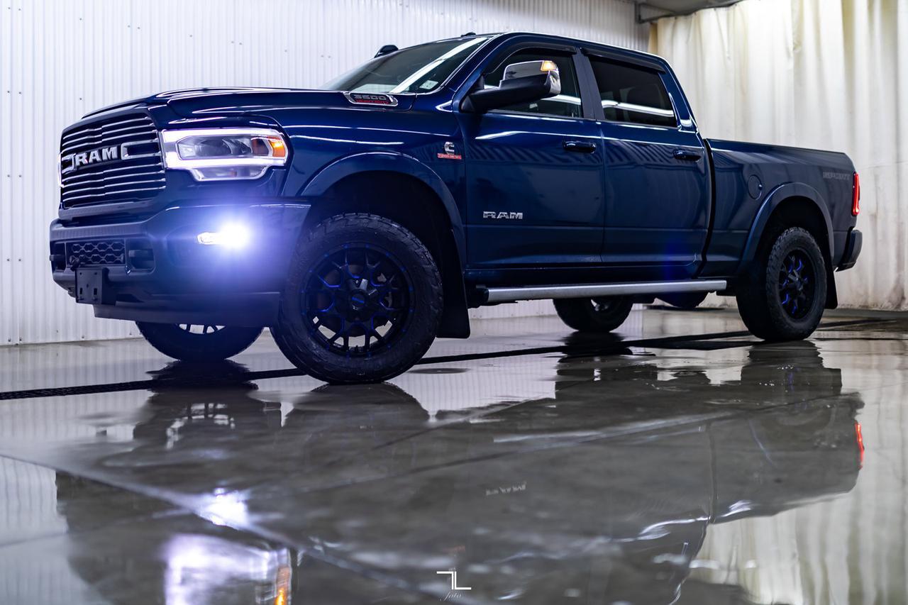 2020 Ram 3500 4x4 Crew Cab Laramie Diesel AISIN Leather Roof Nav Red Deer AB