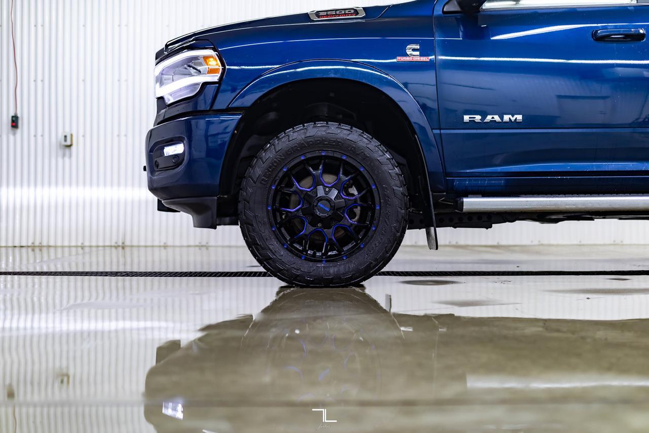 2020 Ram 3500 4x4 Crew Cab Laramie Diesel AISIN Leather Roof Nav Red Deer AB