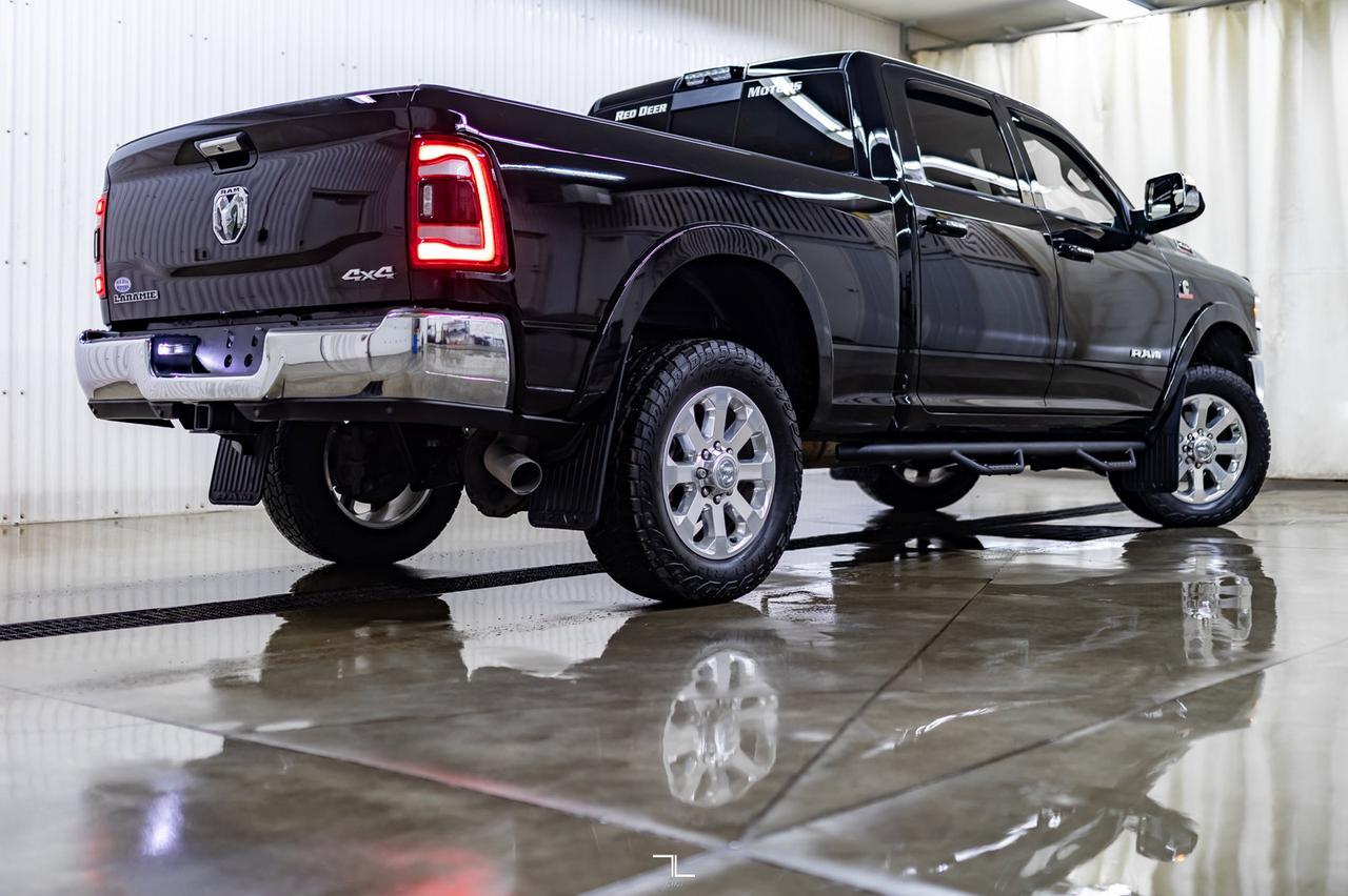 2020 Ram 3500 4x4 Crew Cab Laramie Diesel Leather Roof Nav Red Deer AB