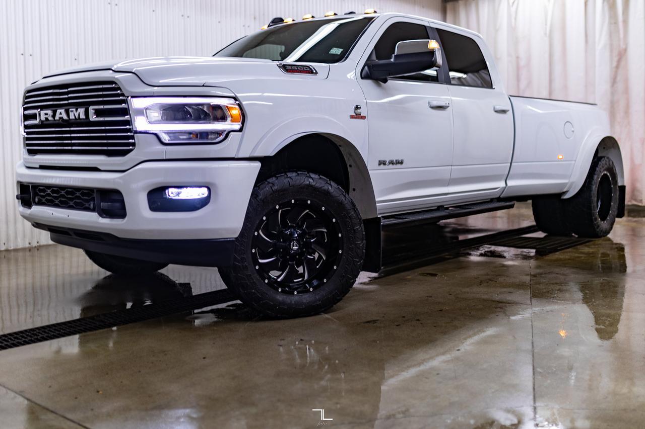 2020 Ram 3500 4x4 Crew Cab Laramie Dually Diesel Leather Roof Nav Red Deer AB
