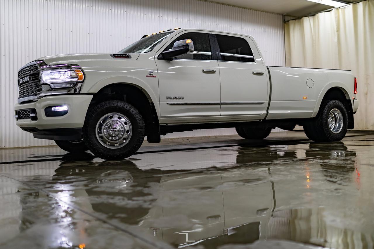 2020 Ram 3500 4x4 Crew Cab Limited Dually AISIN Leather Roof Nav Red Deer AB
