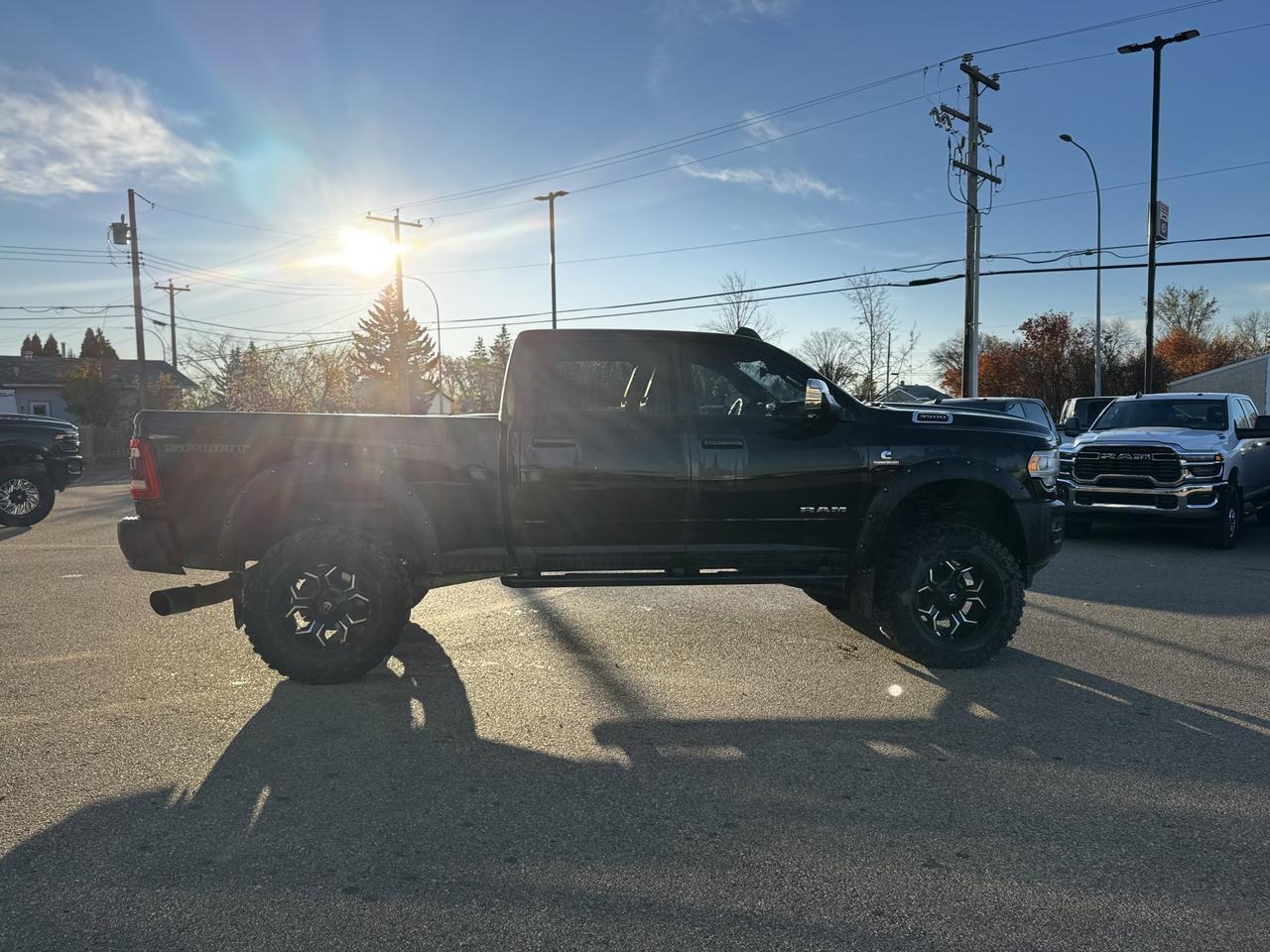 2020 Ram 3500 Laramie Crew Cab 4x4 | Cummins Diesel | Leather | Heated Vented | Towing | Sunroof Redwater AB