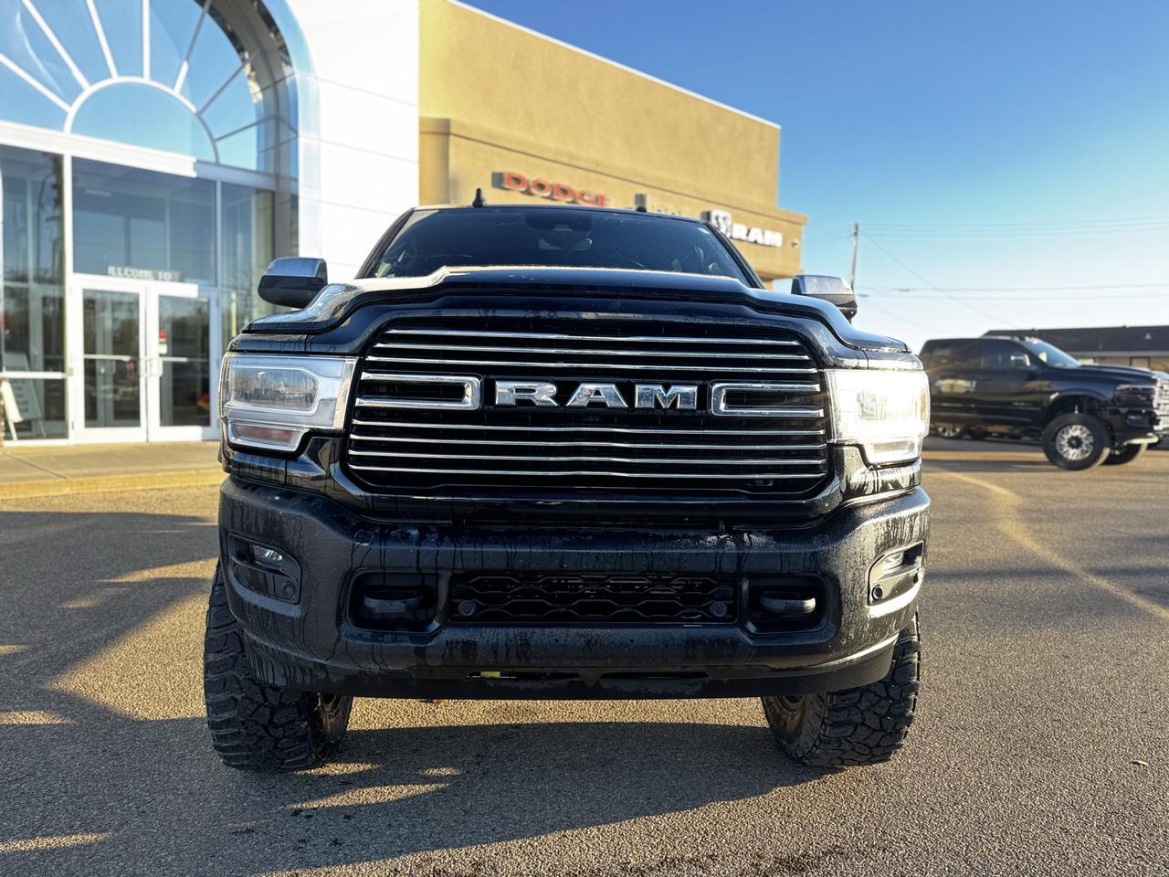 2020 Ram 3500 Laramie Crew Cab 4x4 | Cummins Diesel | Leather | Heated Vented | Towing | Sunroof Redwater AB
