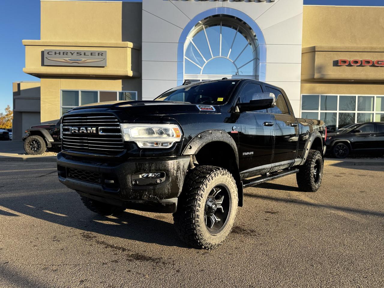 2020 Ram 3500 Laramie Crew Cab 4x4 | Cummins Diesel | Leather | Heated Vented | Towing | Sunroof Redwater AB