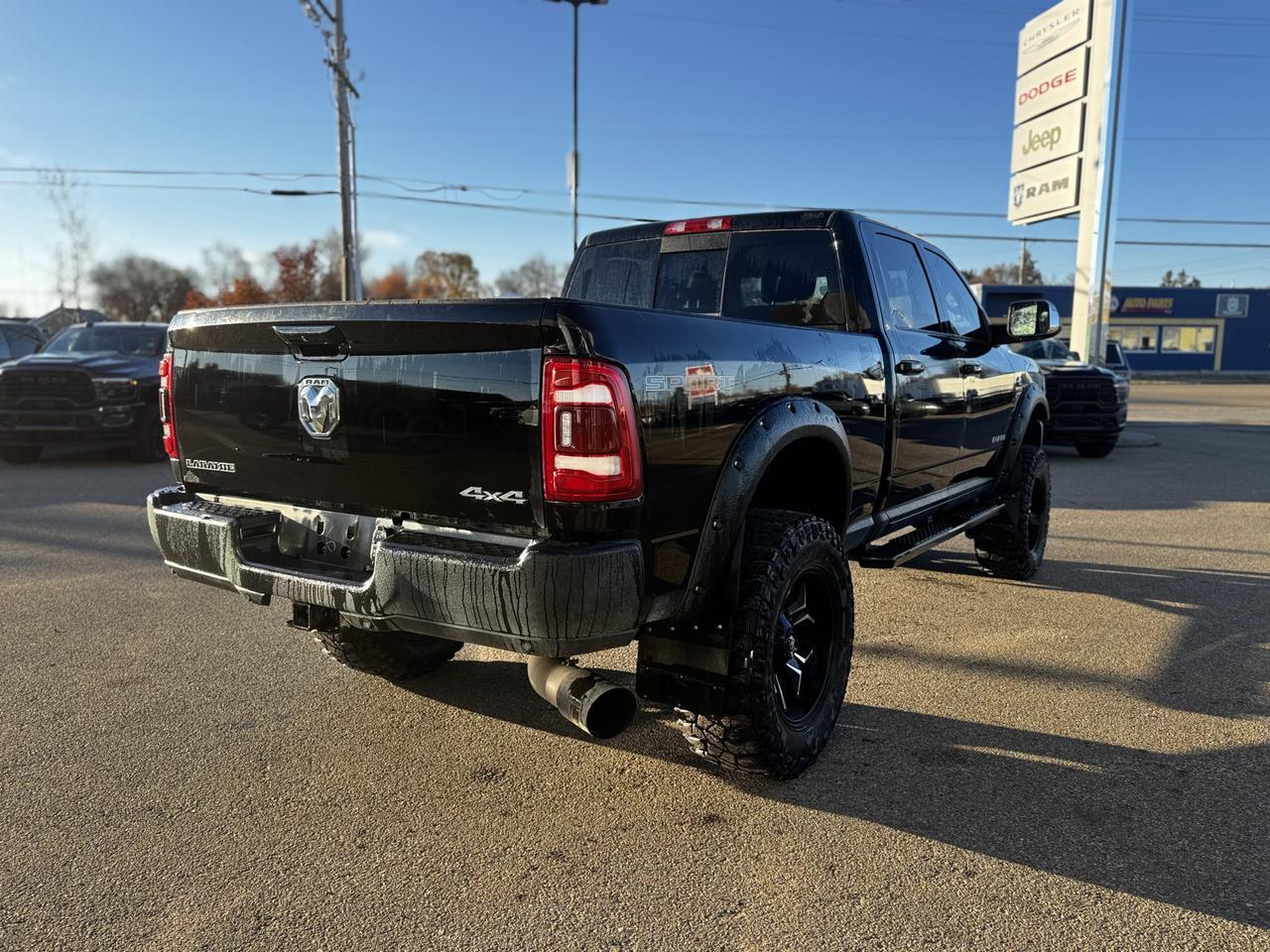 2020 Ram 3500 Laramie Crew Cab 4x4 | Cummins Diesel | Leather | Heated Vented | Towing | Sunroof Redwater AB