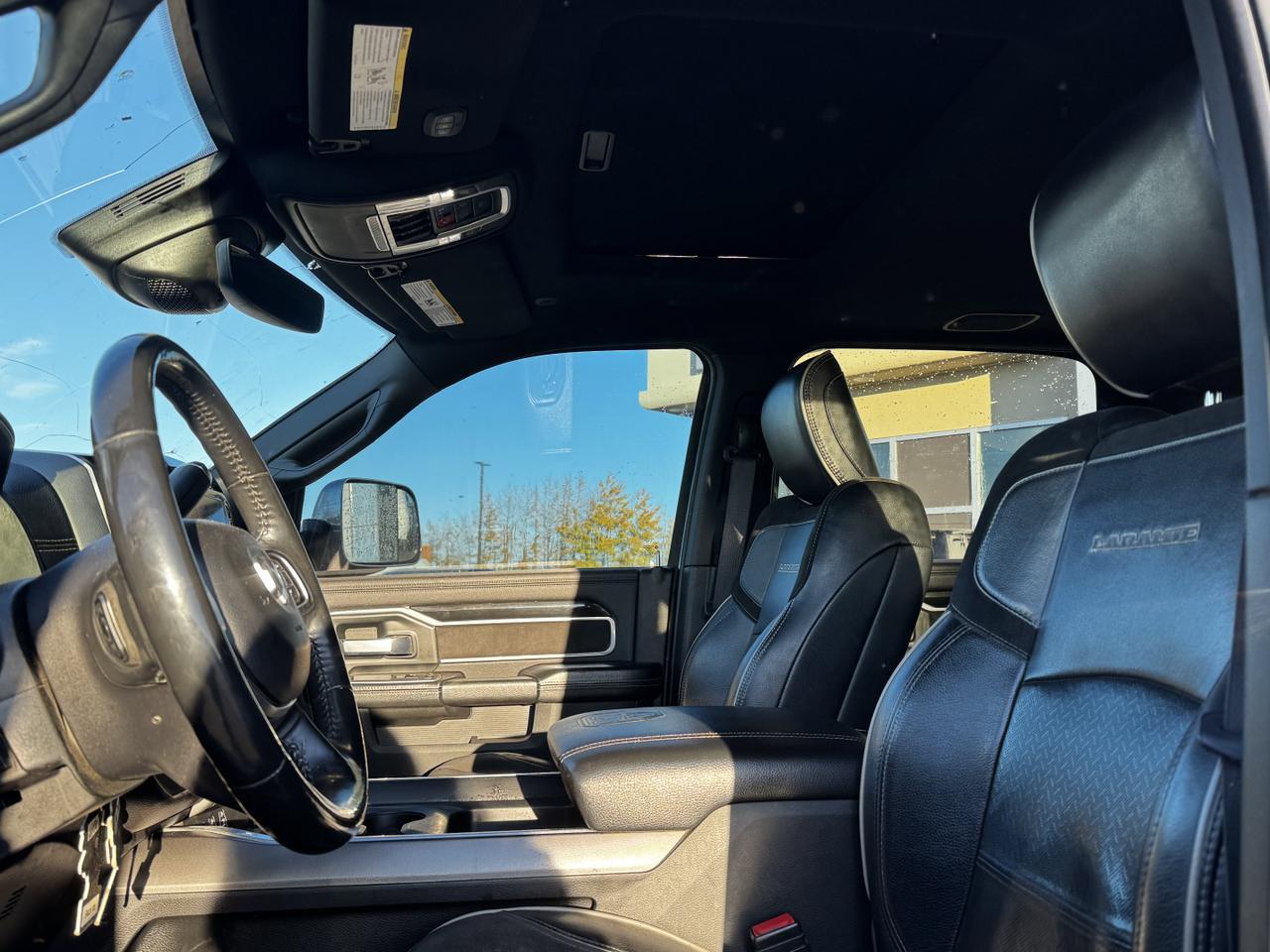 2020 Ram 3500 Laramie Crew Cab 4x4 | Cummins Diesel | Leather | Heated Vented | Towing | Sunroof Redwater AB