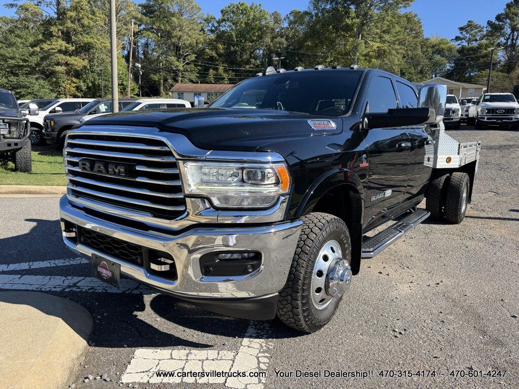 2020 Ram 3500 Laramie Longhorn 4X4 - DUALLY - ALUMINUM FLATBED