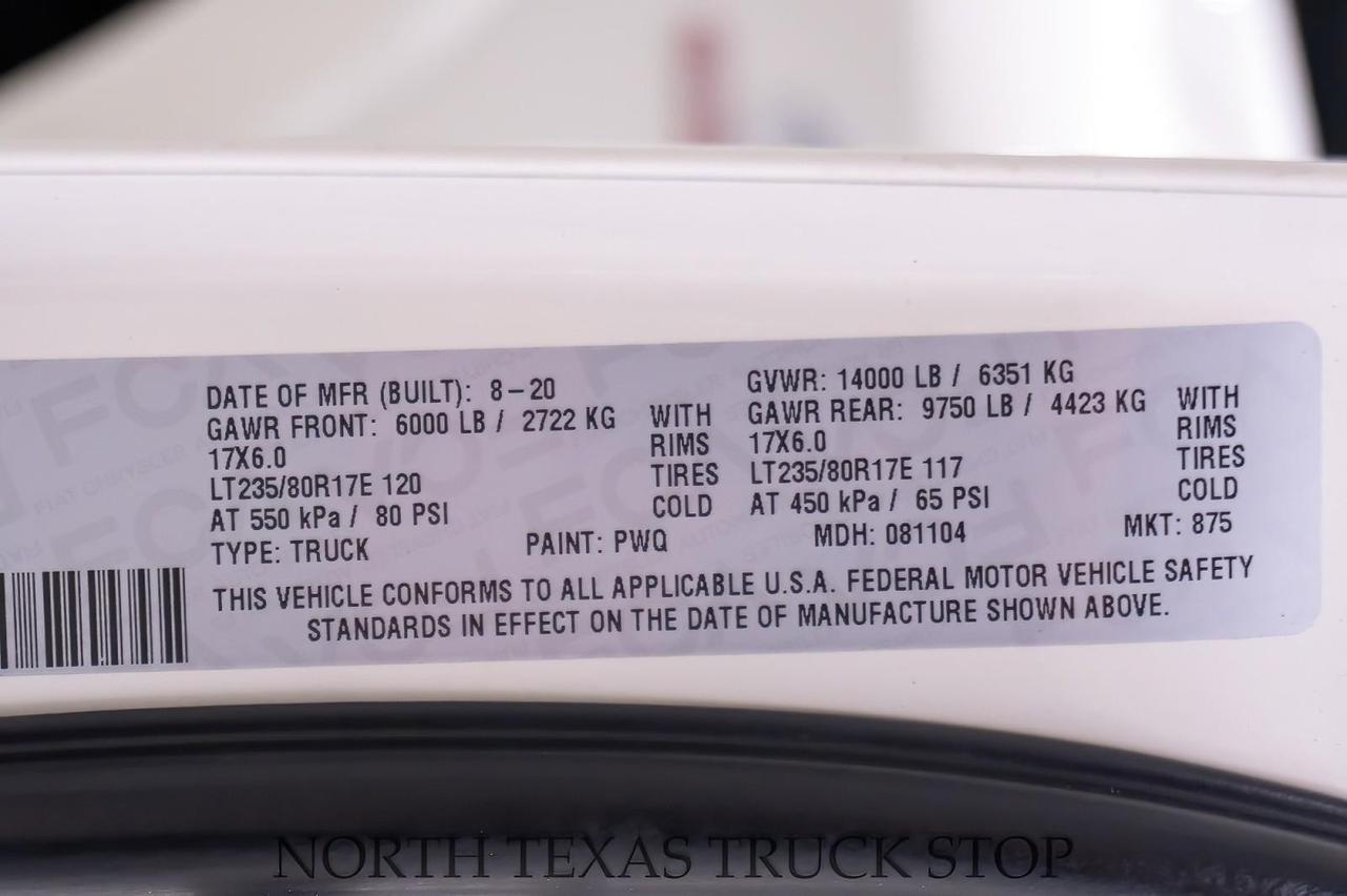 2020 Ram 3500 Laramie Sport HO 6.7L Cummins Aisin 4X4 Mansfield TX