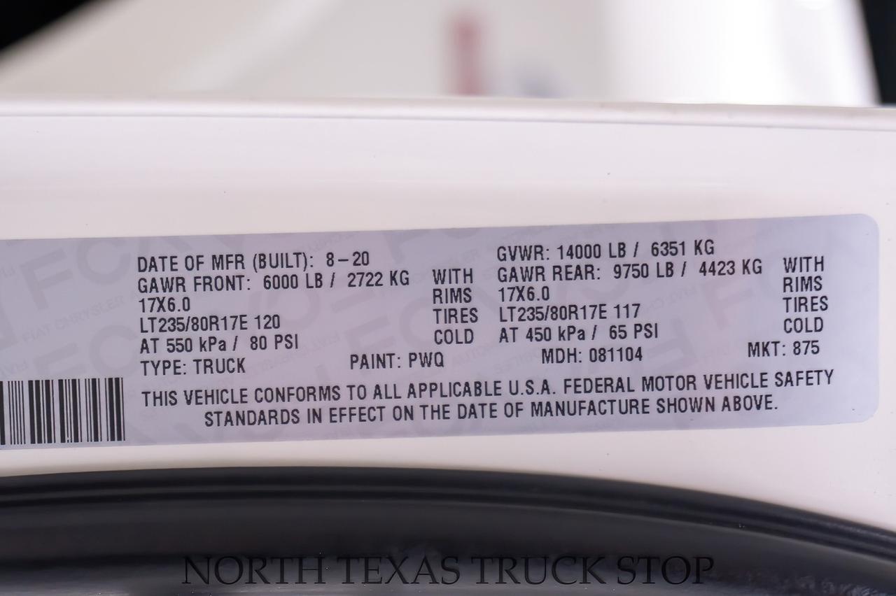 2020 Ram 3500 Laramie Sport HO 6.7L Cummins Diesel Aisin 4X4 Mansfield TX