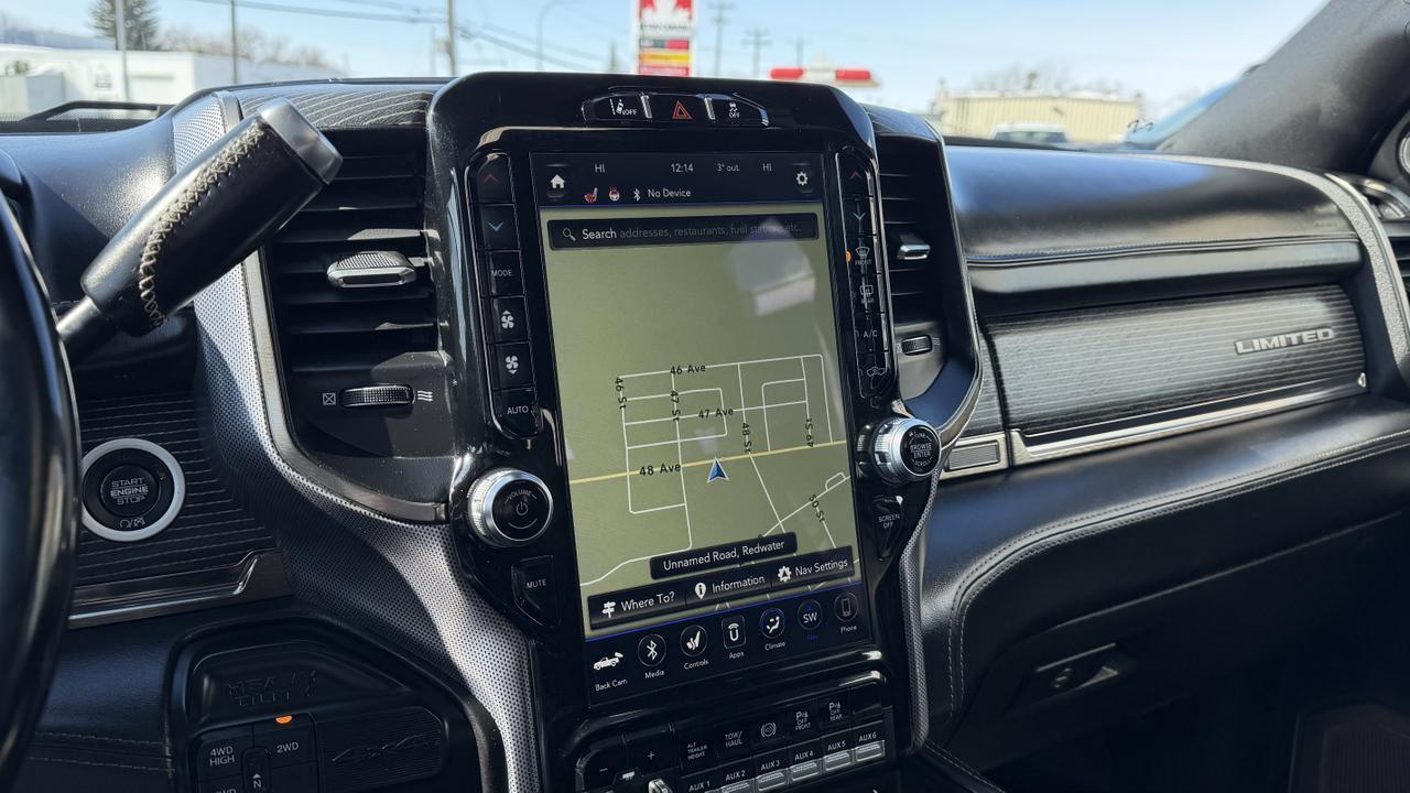 2020 Ram 3500 Limited | Cummins Turbo Diesel | Leather Interior | NAV | Heated Vented Seats | Remote Start Redwater AB