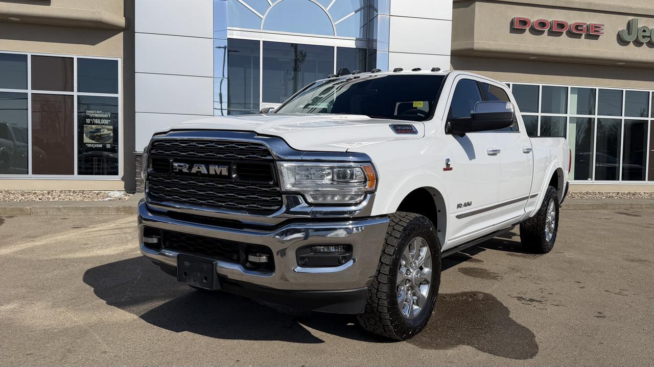 2020 Ram 3500 Limited | Cummins Turbo Diesel | Leather Interior | NAV | Heated Vented Seats | Remote Start Redwater AB