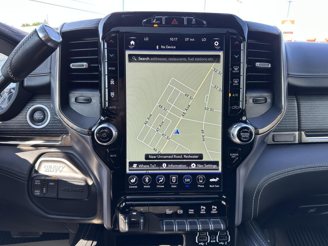 2020 Ram 3500 Limited Crew Cab | Aisin | 360 Camera | Sun Roof | Auto Level Suspension | Ram Box | 5th Wheel Prep Redwater AB