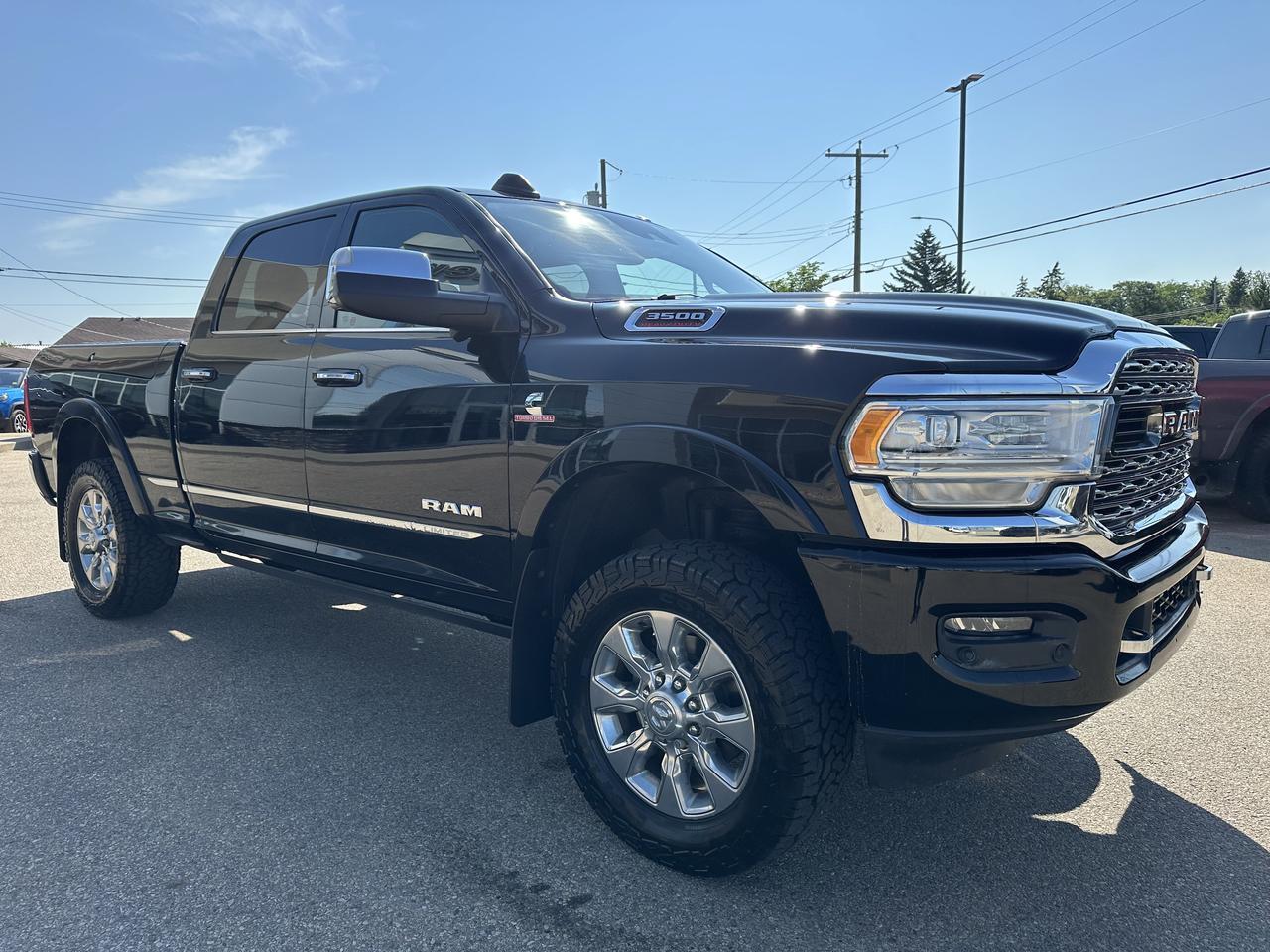 2020 Ram 3500 Limited Crew Cab | Aisin | 360 Camera | Sun Roof | Auto Level Suspension | Ram Box | 5th Wheel Prep Redwater AB