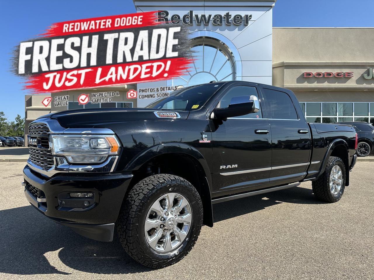 2020 Ram 3500 Limited Crew Cab | Aisin | 360 Camera | Sun Roof | Auto Level Suspension | Ram Box | 5th Wheel Prep