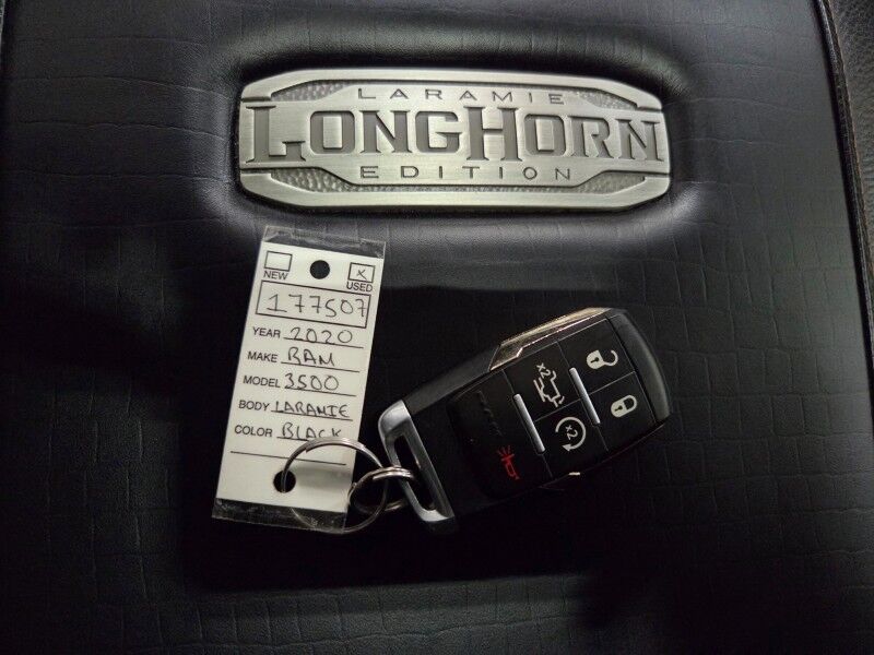 2020 Ram 3500 Longhorn Dually 6.7L Diesel 12in Screen GPS Camera Gooseneck FREE WARRANT Arlington TX