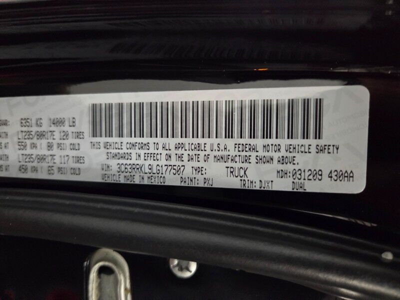 2020 Ram 3500 Longhorn Dually 6.7L Diesel 12in Screen GPS Camera Gooseneck FREE WARRANT Arlington TX