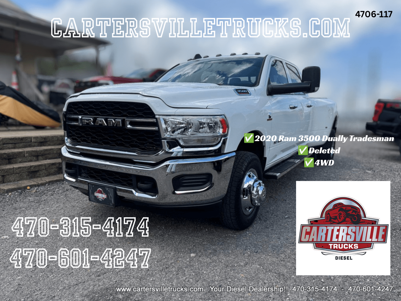 2020 Ram 3500 Tradesman 4X4 - DELETED