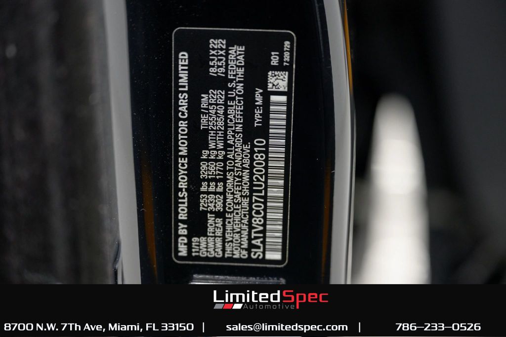2020 Rolls-Royce Cullinan Miami FL
