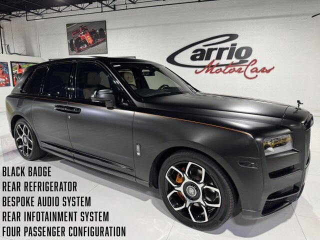 2020 Rolls-Royce Cullinan Black Badge 4-seat configuration, rear fridge, Bespoke audio & MORE!! Fort Lauderdale FL