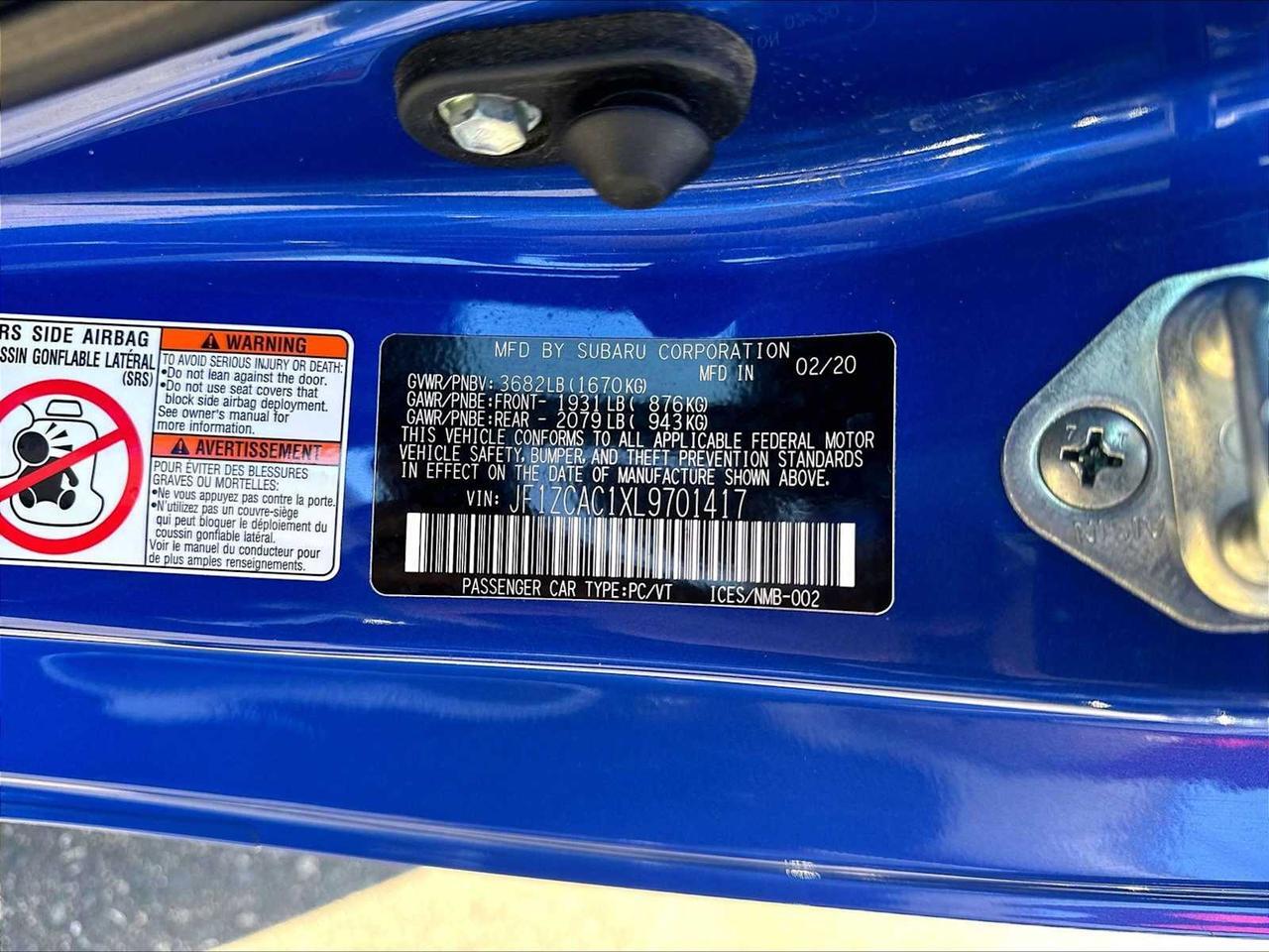 2020 Subaru BRZ Limited Roseville CA