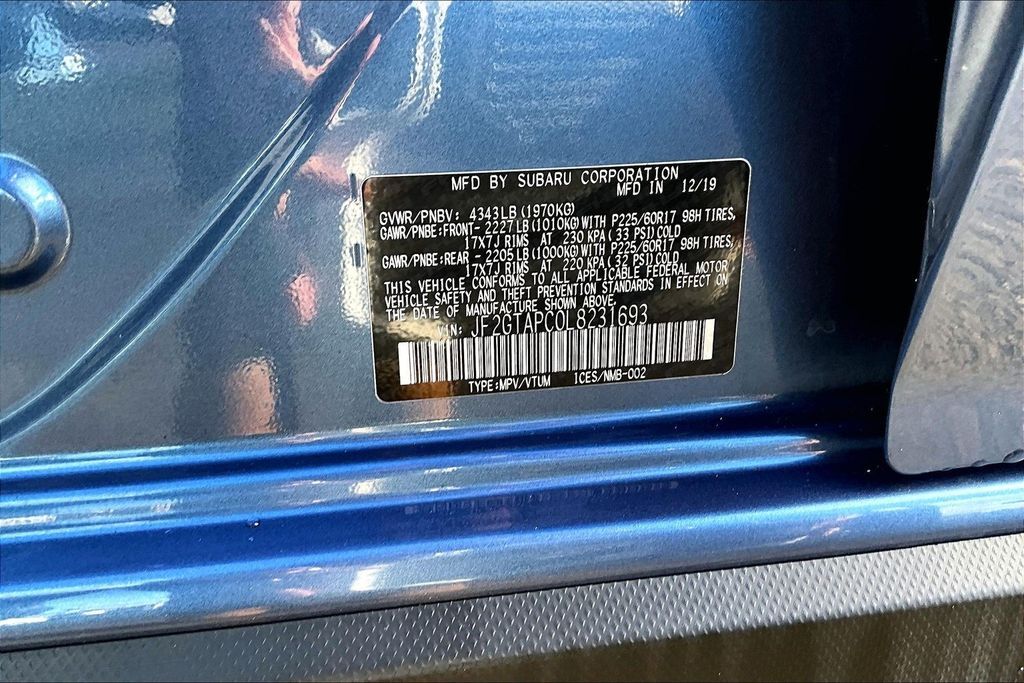 2020 Subaru Crosstrek Premium OR