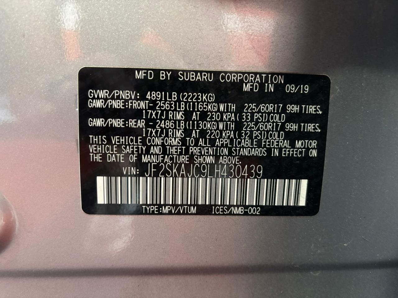 2020 Subaru Forester Premium Franklin OH