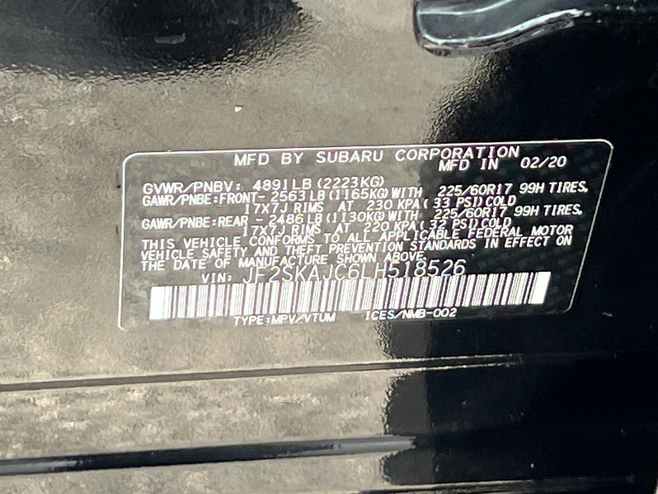 2020 Subaru Forester Premium Hagerstown MD