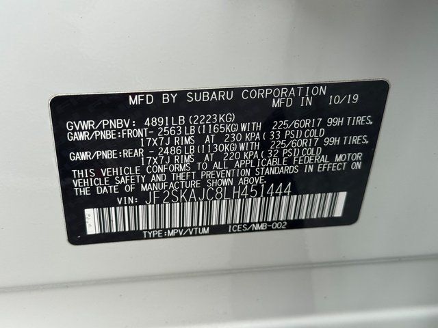 2020 Subaru Forester Premium Springfield VA