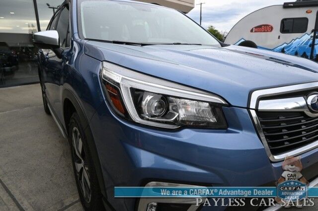 2020 Subaru Forester Touring / AWD / Popular Pkg II / Power & Heated Leather Seats / Heated Steering Wheel / Panoramic Sunroof / NAV / Harman Kardon Speakers / Lane Departure & Blind Spot Alert / Keyless Entry & Start / 33 MPG Anchorage AK