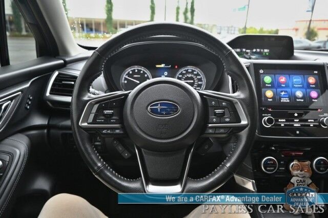 2020 Subaru Forester Touring / AWD / Popular Pkg II / Power & Heated Leather Seats / Heated Steering Wheel / Panoramic Sunroof / NAV / Harman Kardon Speakers / Lane Departure & Blind Spot Alert / Keyless Entry & Start / 33 MPG Anchorage AK