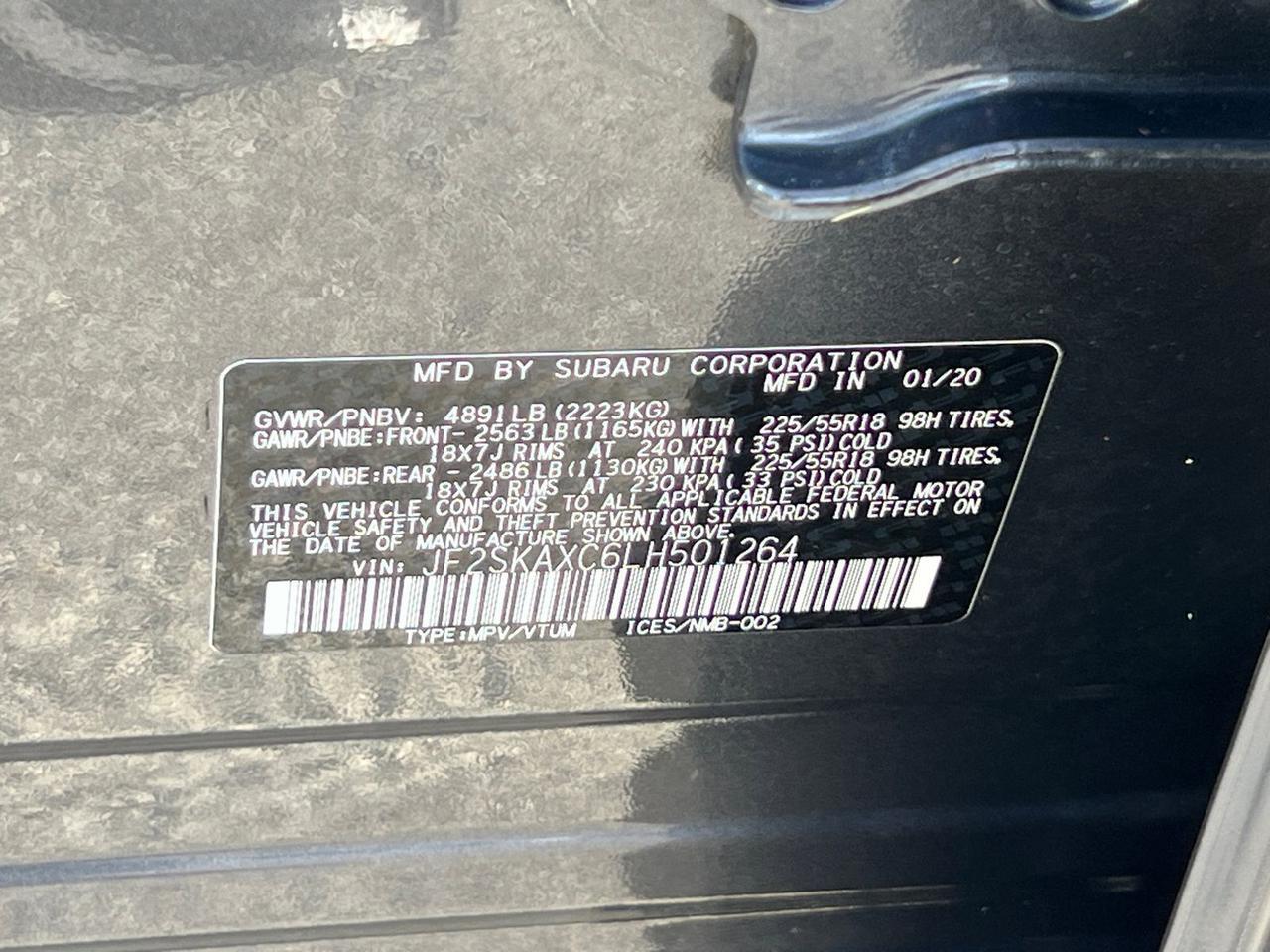 2020 Subaru Forester Touring Hagerstown MD