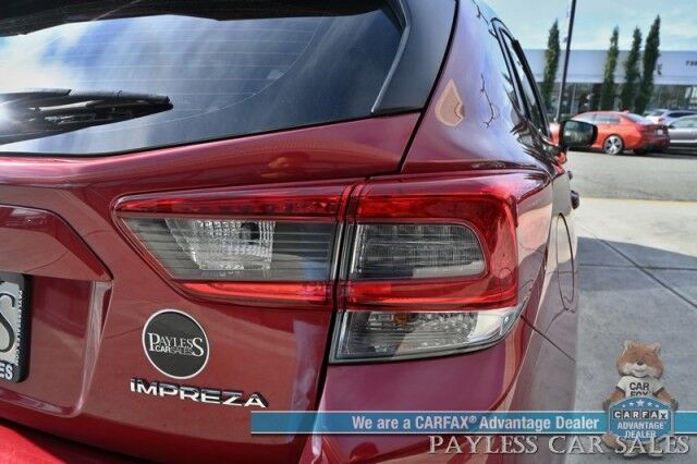 2020 Subaru Impreza Hatchback / AWD / Eye Sight Pkg / Adaptive Cruise / Lane Departure & Blind Spot Alert / Forward Collision Warning / Apple CarPlay & Android Auto / AUX & USB Input / Back Up Camera / 36 MPG Anchorage AK