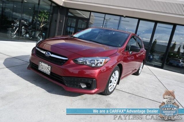 2020 Subaru Impreza Hatchback / AWD / Eye Sight Pkg / Adaptive Cruise / Lane Departure & Blind Spot Alert / Forward Collision Warning / Apple CarPlay & Android Auto / AUX & USB Input / Back Up Camera / 36 MPG Anchorage AK