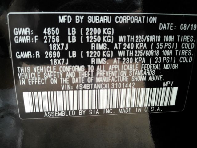 2020 Subaru Outback Limited Plano TX