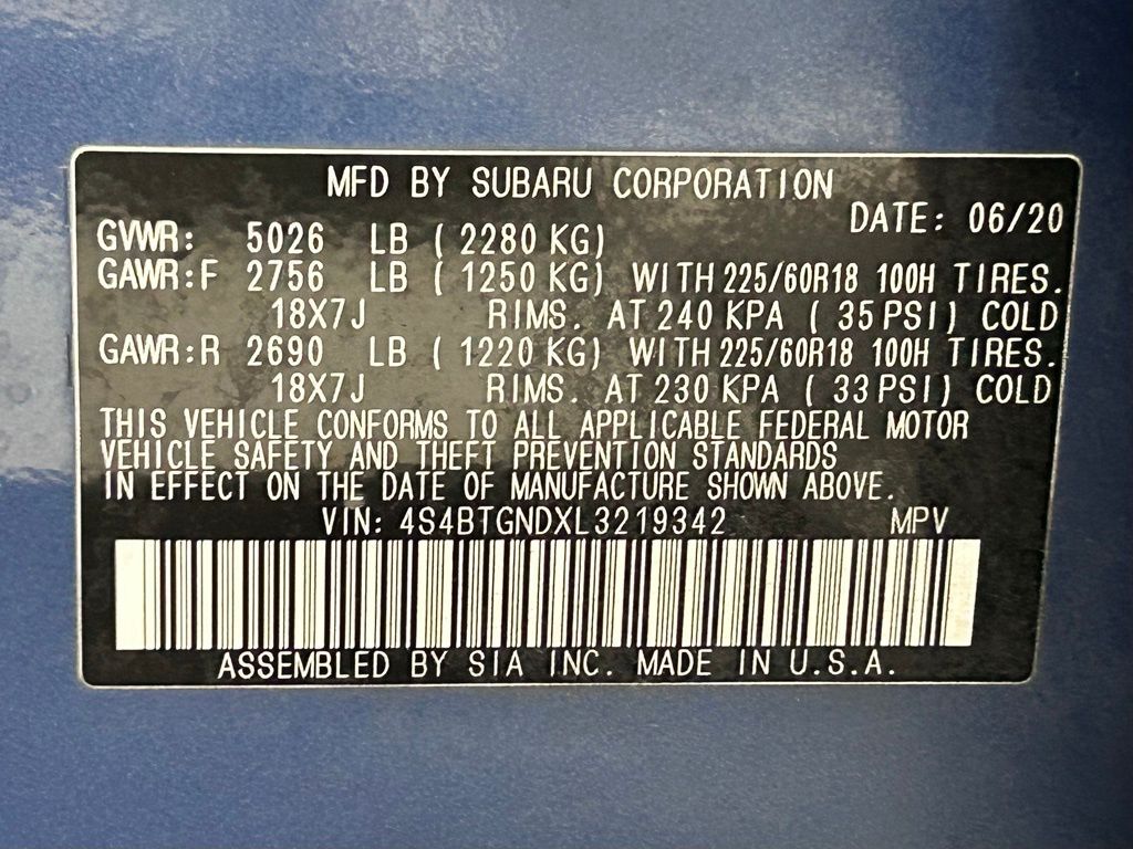 2020 Subaru Outback Limited XT Portland OR