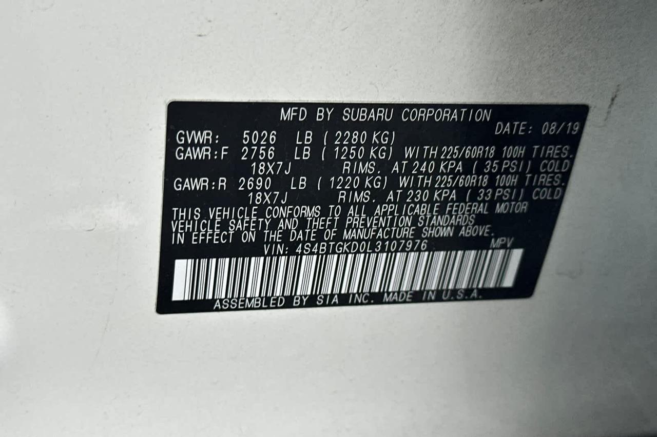 2020 Subaru Outback Onyx Edition XT Roseville CA