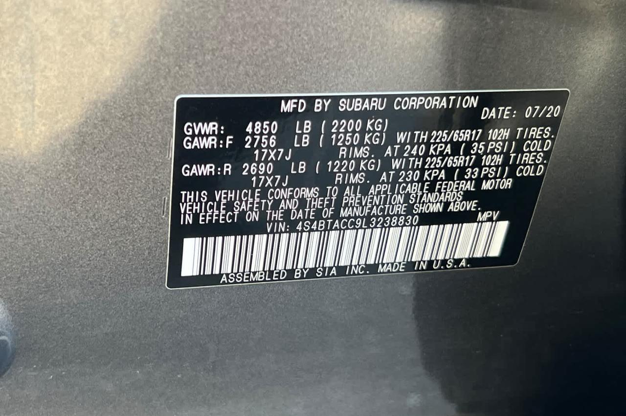 2020 Subaru Outback Premium Roseville CA