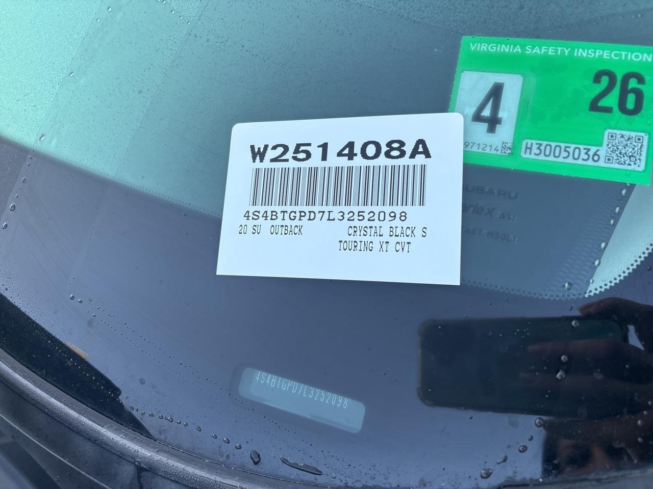 2020 Subaru Outback Touring XT Hagerstown MD