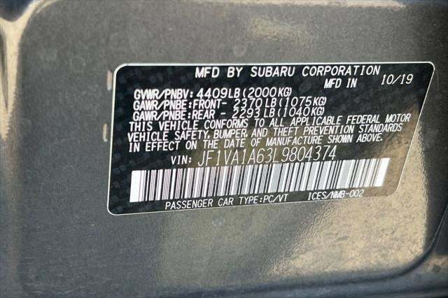 2020 Subaru WRX Base Roseville CA