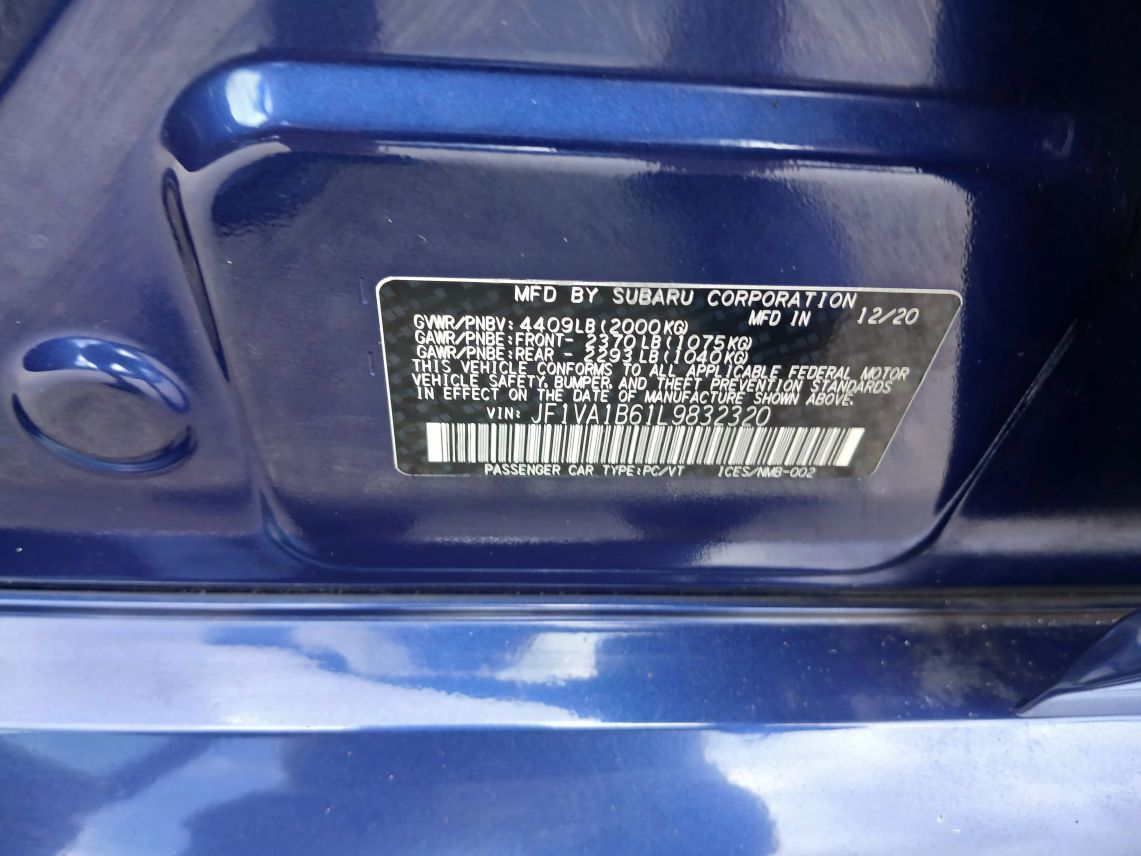 2020 Subaru WRX Premium Sedan 4D Maitland FL