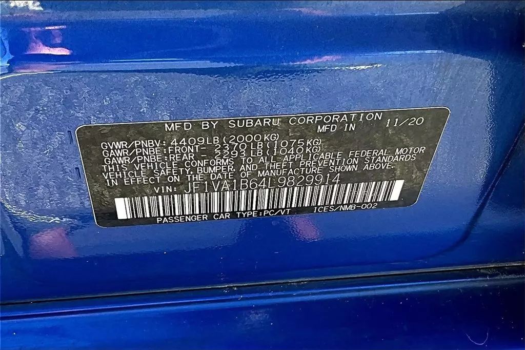 2020 Subaru WRX Premium Sedan 4D Maitland FL