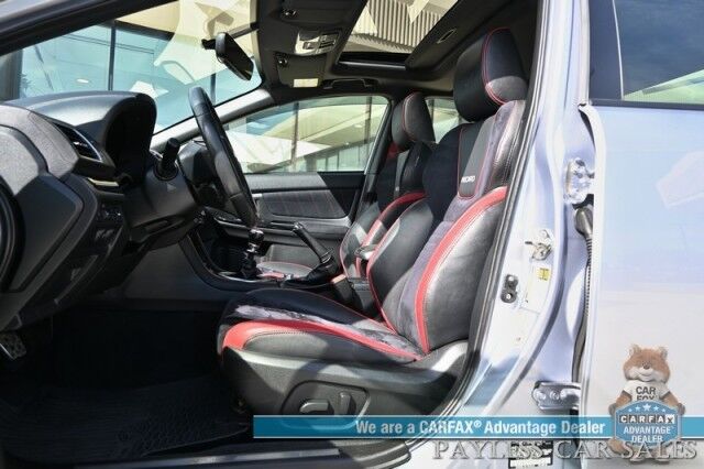2020 Subaru WRX STI / Limited / AWD / 6-Spd Manual / SPARCO Wheels / Power & Heated RECARO Seats / Blind Spot Alert / Sunroof / NAV / Harman Kardon Speakers / Apple CarPlay & Android Auto / Only 37k Miles / 1-Owner Anchorage AK