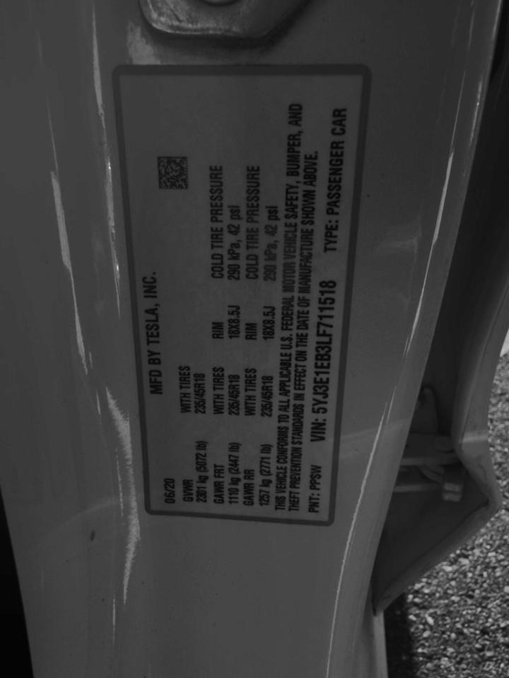 2020 Tesla Model 3 Long Range AWD Jacksonville FL