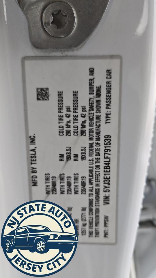 2020 Tesla Model 3 Long Range Jersey City NJ