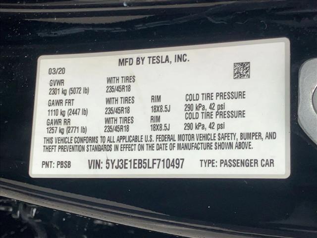 2020 Tesla Model 3 Long Range Roseville CA