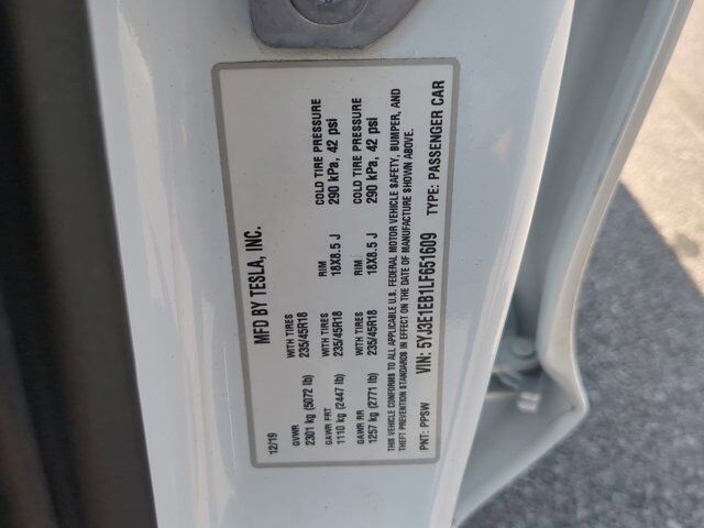 2020 Tesla Model 3 Long Range Winder GA