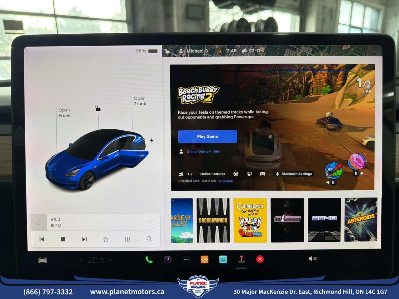 2020 Tesla Model 3 Standard Range Plus Richmond Hill ON