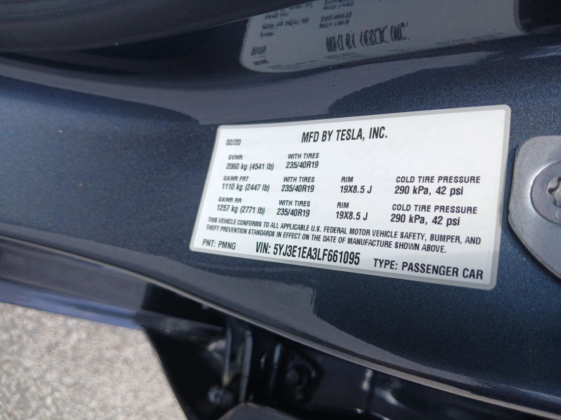 2020 Tesla Model 3 Standard Range Plus Sedan 4D Maitland FL