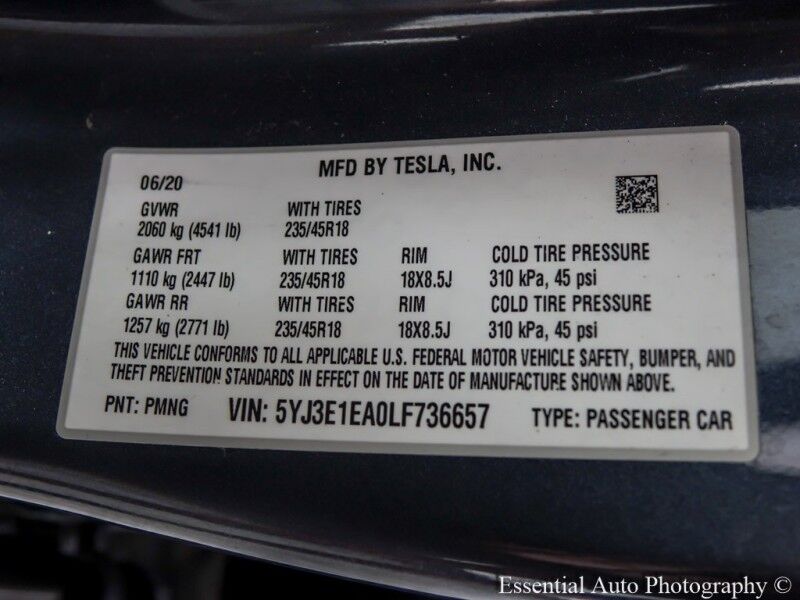 2020 Tesla Model 3 Standard Range Plus Willowbrook IL