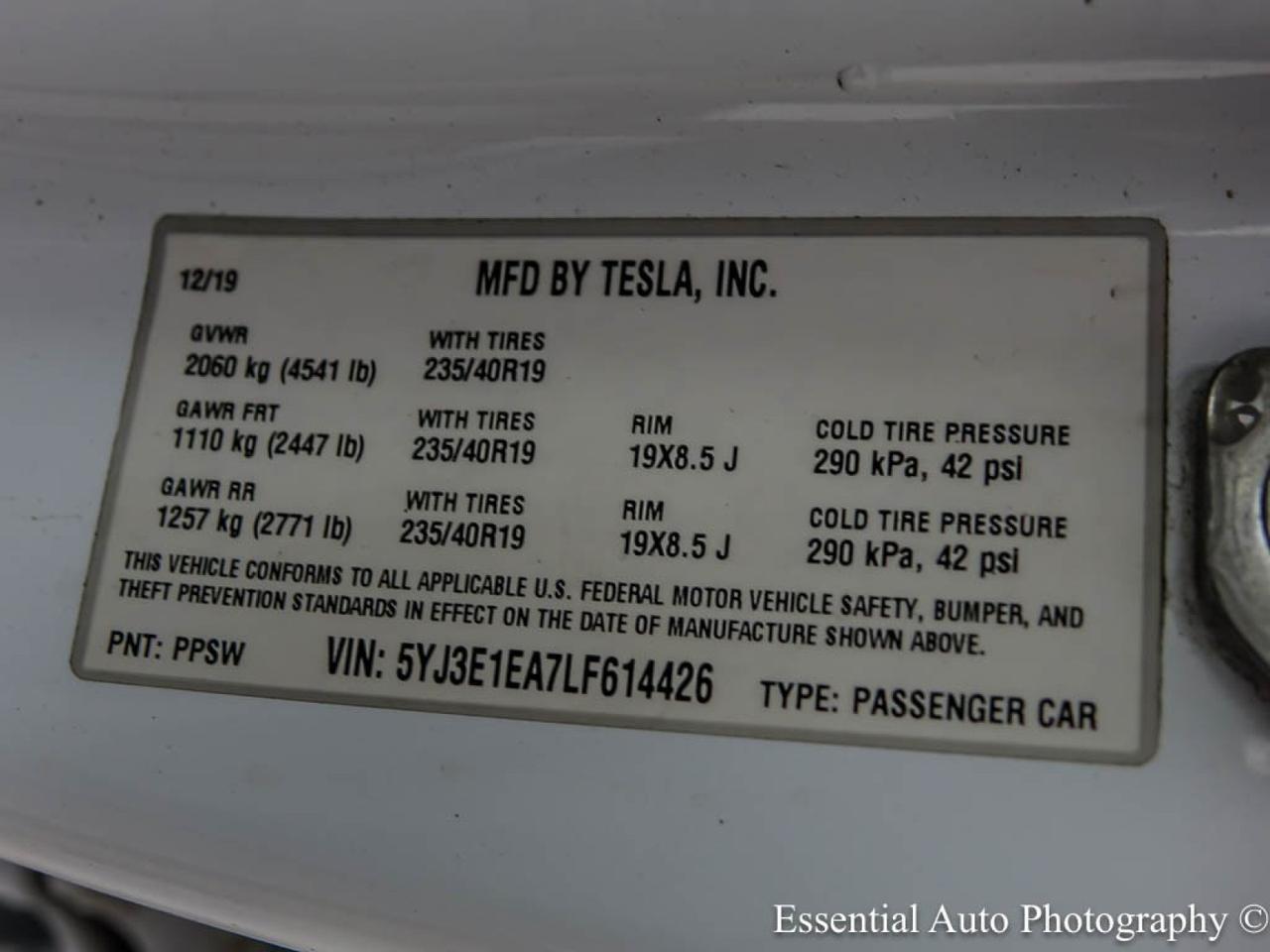 2020 Tesla Model 3 Standard Range Plus Willowbrook IL
